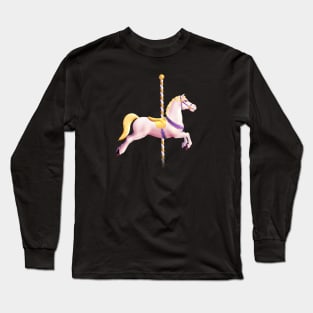 Carousel Merry Go Round Pony Horse Long Sleeve T-Shirt